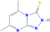 5,7-二甲基-[1,2,4]三唑并[4,3-a]嘧啶-3-硫醇,41266-80-2[凯为化学&brvbar;250mg]
