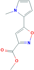 5-(1-甲基-2-吡咯基)异噁唑-3-甲酸甲酯,1375064-53-1[凯为化学&brvbar;5g]