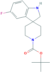 5-氟螺[吲哚啉-3,4'-哌啶]-1'-甲酸叔丁酯,167484-91-5[COOLPHARM¦1g]