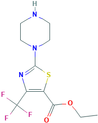 乙基 2-哌嗪-4-(三氟甲基)-1,3-噻唑-5-羧酸酯,1048913-30-9[Matrix&brvbar;1g]