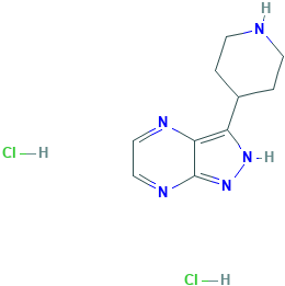 3-哌啶-4-基-1H-吡唑并[3,4-b]吡嗪二盐酸盐,1185112-92-8[Matrix&brvbar;250mg]
