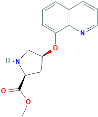 甲基(2S,4S)-4-(8-喹啉基氧基)-2-吡咯烷羧酸酯,1135204-93-1[Matrix&brvbar;500mg]