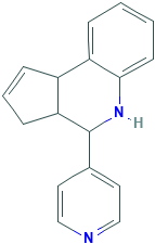 4-吡啶-4-基-3a,4,5,9b-四氢-3H-环戊烷-[c]喹啉,1005161-84-1[TRC&brvbar;100mg]