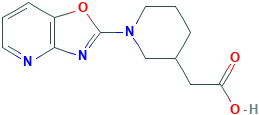 (1-[1,3]恶唑并[4,5-b]吡啶-2-基哌啶-3-基)-乙酸,1035840-21-1[Matrix&brvbar;500mg]