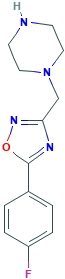 1-{[5-(4-氟苯基)-1,2,4-恶二唑-3-基]-甲基}哌嗪,1081658-09-4[TRC&brvbar;500mg]