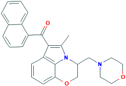 (5-甲基-3-(吗啉甲基)-2,3-二氢-[1,4]恶嗪并-[2,3,4-hi]吲哚-6-基)(萘-1-基)甲酮,131513-18-3[matrix&brvbar;250mg]