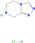 5,6,7,8-四氢-[1,2,4]三唑并[4,3-A]吡嗪(定的盐酸盐形式的),837430-14-5[COOLPHARM&brvbar;1g]