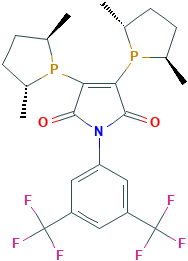 2,3-双[(2R,5R)-2,5-二甲基膦酰基]-N-[3,5-双(三氟甲基)-苯基]马来酰亚胺,1133149-41-3[aladdin&brvbar;500g]
