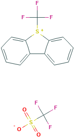 S-(三氟甲基)二苯并噻吩鎓三氟甲基磺酸盐,129946-88-9[COOLPHARM¦1g]