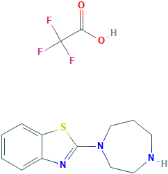 2-(1,4-二己内酰胺-1-基)-1,3-苯并噻唑三氟乙酸 盐,1185033-39-9[Matrix&brvbar;500mg]