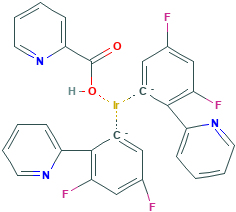 双(4,6-二氟苯基吡啶-N,C2)吡啶甲酸合铱(III),376367-93-0[毕得¦250mg]