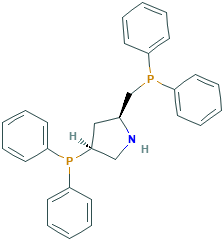 (2S,4S)-4-二苯基膦-2-(二苯基膦甲基)-吡咯烷,61478-29-3[strem&brvbar;500mg]