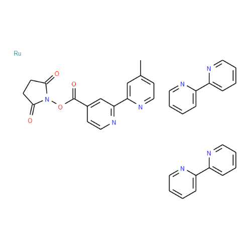 双(联吡啶)-4'-甲基-4-羰基吡啶钌-N-琥珀酰亚胺酯双六氟磷酸酯,136724-73-7[SIGMA-ALDRICH&brvbar;5MG]