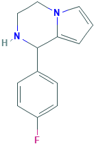 1-(4-氟-苯基)-1,2,3,4-四氢-吡咯并[1,2-a]吡嗪,112767-38-1[Key Organics&brvbar;100mg]