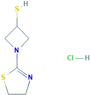 1-(4,5-二氢噻唑-2-基)氮杂环丁烷-3-硫醇盐酸盐,179337-57-6[COOLPHARM¦1g]