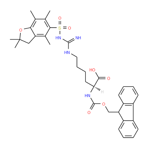Nalpha-Fmoc-Nomega-(2,2,4,6,7-五甲基-2,3-二氢苯并[b]呋喃-5磺酸基)-L-&beta;-高精氨酸,401915-53-5[macklin&brvbar;250mg]