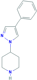 4-(4-苯基-1H-吡唑-1-基)哌啶,CAS登录号902836-40-2[Alfa&brvbar;1g]