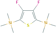 3,4-二氟-2,5-双(三甲基硅基)噻吩,CAS登录号347838-12-4[ACCELA&brvbar;1g]
