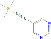 5-((三甲基甲硅烷基)炔)嘧啶,CAS登录号216309-28-3[psaitong&brvbar;100mg]