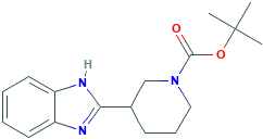 2-(N-Boc-哌啶-3-基)-1H-苯并咪唑,CAS登录号1229000-10-5[matrix&brvbar;5g]