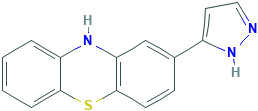 2-(1H-吡唑-3-基)-10H-吩噻嗪,CAS登录号63285-55-2[Key Organics¦500mg]