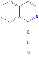 1-((三甲基硅烷基)乙炔基)异喹啉,CAS登录号86521-10-0[matrix&brvbar;250mg]