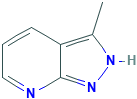 3-甲基-1H-吡唑并[3,4-B]吡啶,CAS登录号116834-96-9[Key Organics&brvbar;50mg]