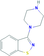 4-(1,2-苯并异噻唑-3-基)-1-哌嗪,CAS登录号87691-87-0[Key Organics&brvbar;25mg]