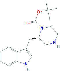 (S)-3-(1-Boc-2-哌啶基甲基)吲哚,CAS登录号947685-14-5[Alfa&brvbar;250mg]