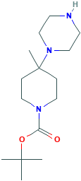 1-Boc-4-甲基-4-哌嗪-1-基-哌啶,CAS登录号1185064-24-7[Matrix&brvbar;250mg]