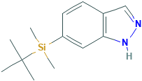 6-(叔-丁基二甲基硅烷基)-1H-吲唑,CAS登录号1261988-57-1[凯为化学&brvbar;5g]