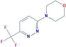 4-[6-(三氟甲基)哒嗪-3-基]吗啉,CAS登录号1215530-49-6[matrix&brvbar;1g]