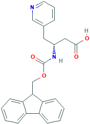 Fmoc-(R)-3-氨基-4-(3-吡啶基)-丁酸,CAS登录号269396-66-9[Key Organics&brvbar;1g]