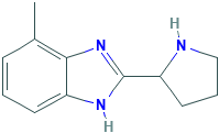 4-甲基-2-吡咯烷-2-基-1H-苯并咪唑,CAS登录号915923-77-2[Matrix&brvbar;500mg]