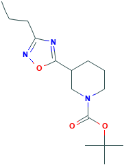 1-Boc-3-(3-丙基-1,2,4-恶二唑)哌啶,CAS登录号902837-23-4[Alfa&brvbar;1g]