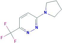 3-吡咯烷-1-基-6-(三氟甲基)哒嗪,CAS登录号1219188-09-6[matrix&brvbar;1g]