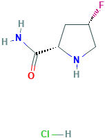 (2S,4S)-4-氟吡咯烷-2-甲酰胺盐酸盐,CAS登录号426844-23-7[trc&brvbar;10mg]