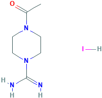 4-乙酰基四氢-1(2H)-吡嗪甲脒氢碘酸,CAS登录号849776-26-7[matrix&brvbar;1g]