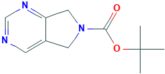 6-Boc-5,7-二氢吡咯并[3,4-d]嘧啶,CAS登录号1207175-93-6[pharmablock&brvbar;10G]