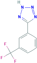 5-(3-三氟甲基苯基)-1H-四唑,CAS登录号92712-48-6[KEY ORGANICS&brvbar;25mg]