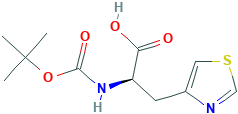 N-Boc-3-(4-噻唑基)-D-丙氨酸,CAS登录号134107-69-0[凯为化学&brvbar;250mg]