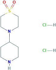 4-(哌啶-4-基)硫代吗啉1,1-二氧,CAS登录号1403766-89-1[TRC&brvbar;100mg]