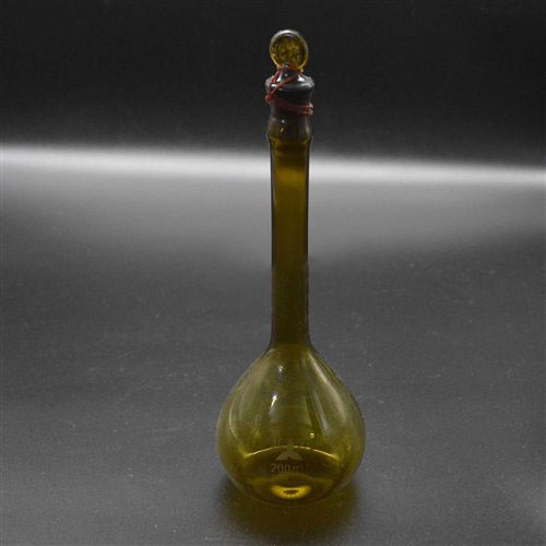 棕量瓶当量瓶、茶量瓶、容量瓶、棕色容量瓶 200ML A/个[大包装72]