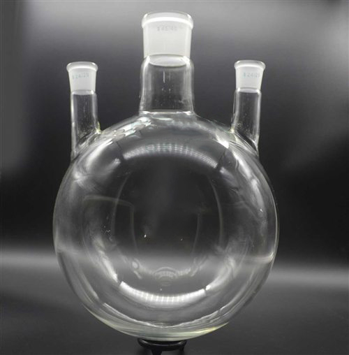 直三口烧瓶、三口烧瓶5000ML|45X24X2