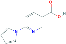 6-(1H-吡咯-1-基)烟酸,CAS登录号175135-86-1[Key Organics&brvbar;500mg]