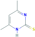4,6-二甲基-2-巯基嘧啶,CAS登录号22325-27-5[Key Organics&brvbar;250g]