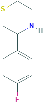 3-(4-氟苯基)硫代吗啉,CAS登录号887344-28-7[Key Organics&brvbar;50mg]