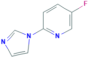 5-氟-2-(1H-咪唑-1-基)吡啶,CAS登录号1287217-29-1[matrix¦1g]