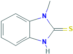1-甲基-1H-苯并咪唑-2-硫醇,CAS登录号2360-22-7[Key Organics&brvbar;1g]