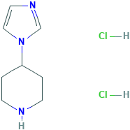 4-咪唑哌啶二盐酸盐,CAS登录号403492-40-0[KEY ORGANICS&brvbar;250mg]